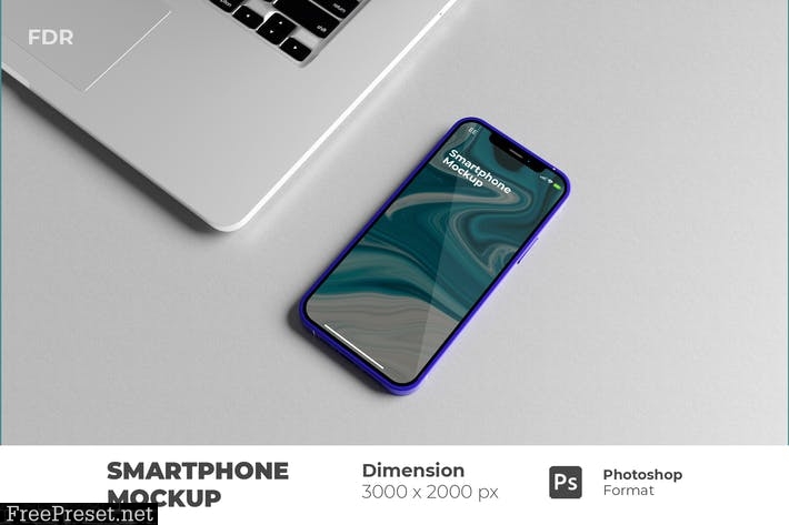 Perspective Smartphone Mockup 7KFFYA2