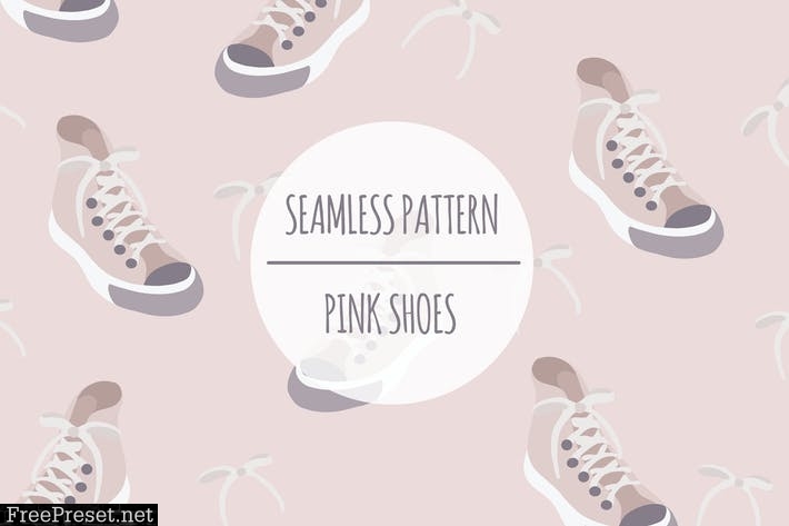 Pink Shoes – Seamless Pattern 3KZMJKA