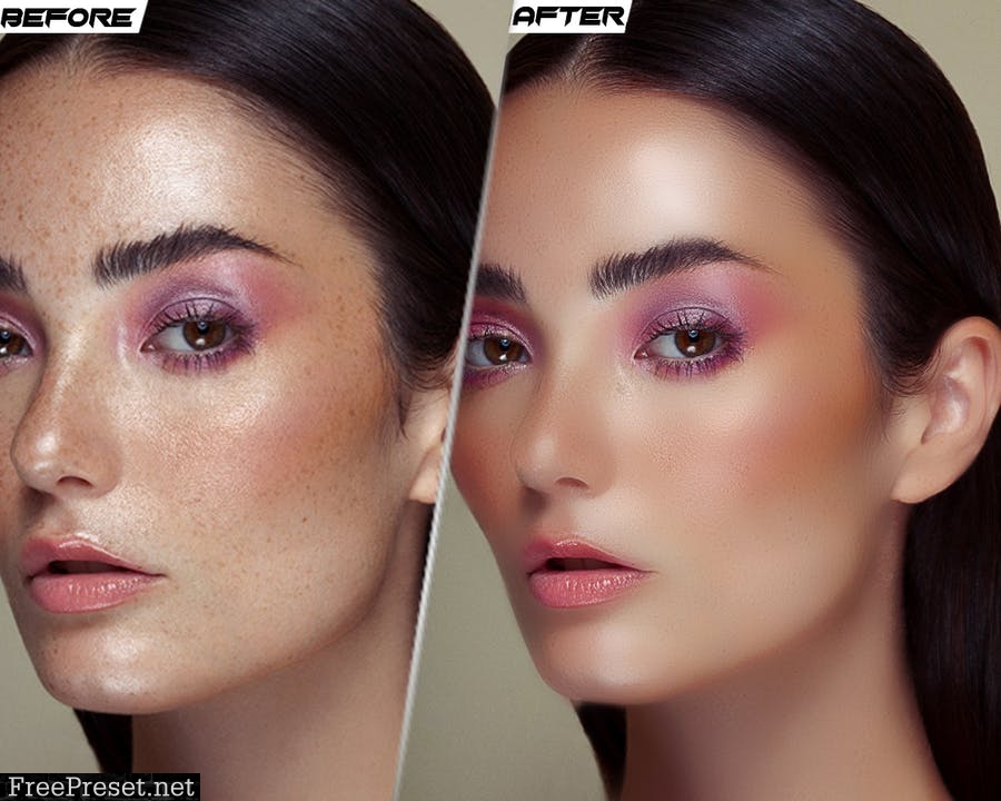 Professional Skin Retouching Photoshop Action