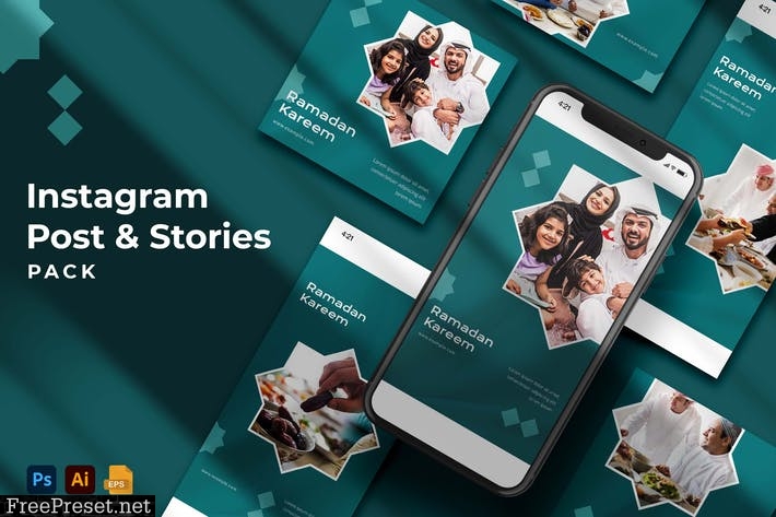 Ramadhan Kareem Instagram Stories & Post Pack 6FJRZ4U