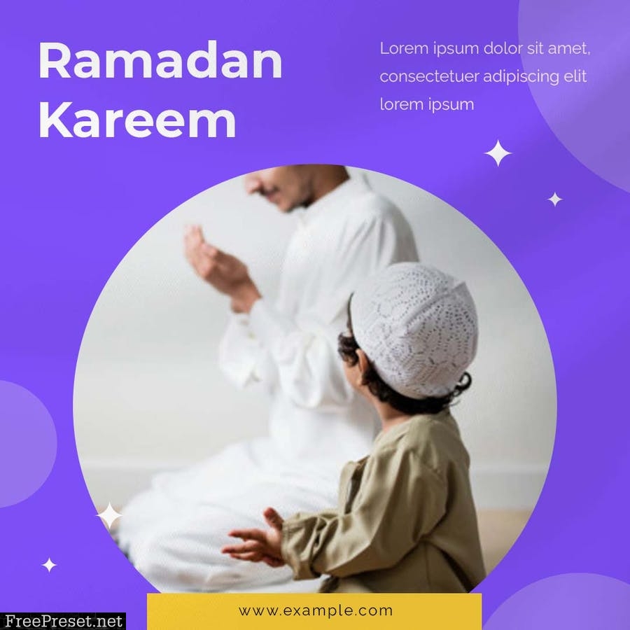 Ramadhan Kareem Instagram Stories & Post Pack RR9TX3K