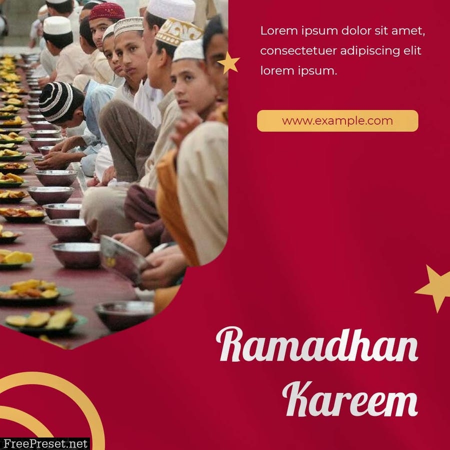 Ramadhan Kareem Instagram Stories & Post Pack W4R5LXA