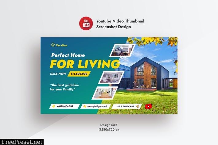 Real Estate YouTube Video Thumbnail & Web Banner GU4ZYPG