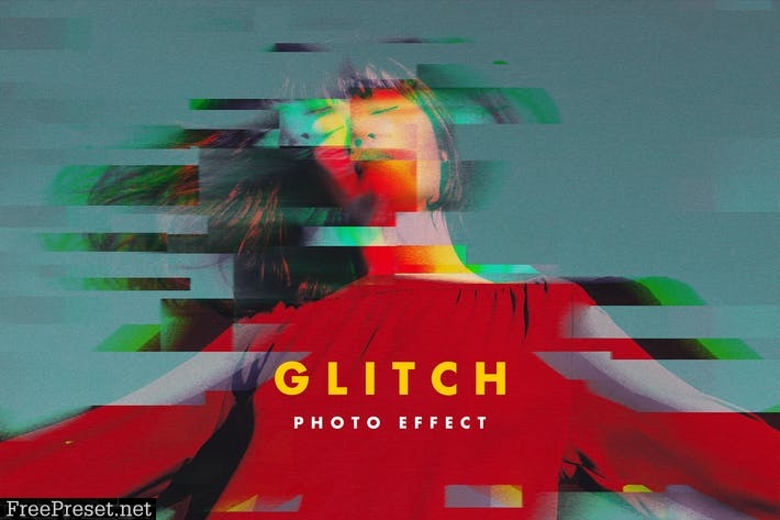 RGB Glitch Photo Effect