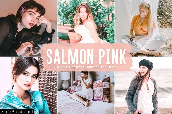 Salmon Pink Mobile & Desktop Lightroom Presets