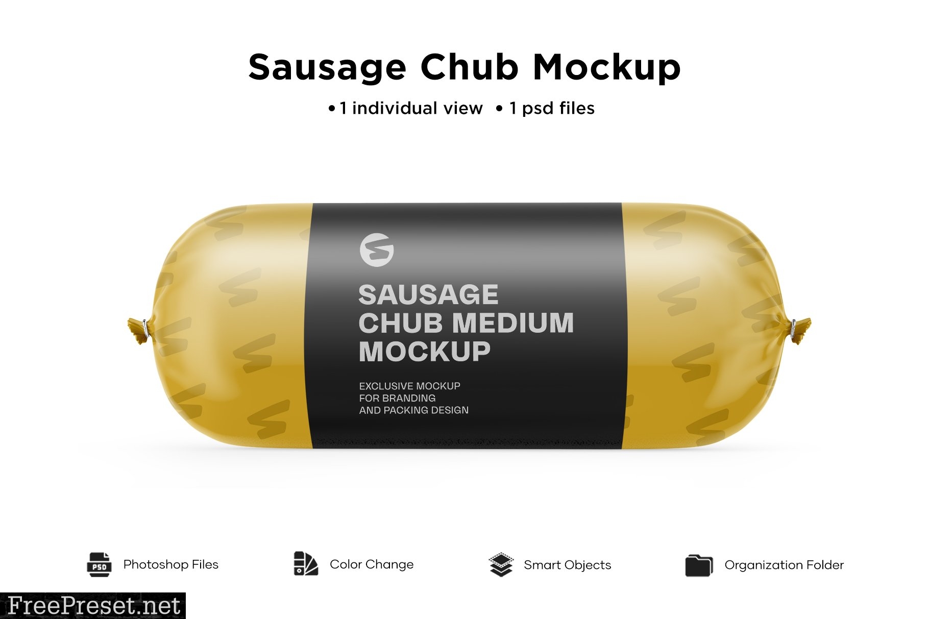 Download Sausage Chub Mockup 6063394