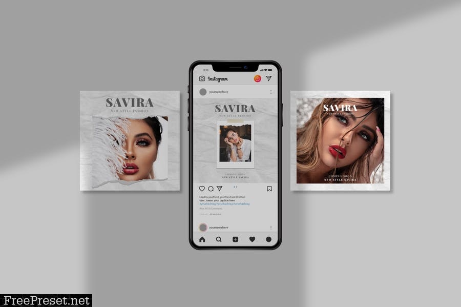 Savira Instagram Template 7RZPXXG