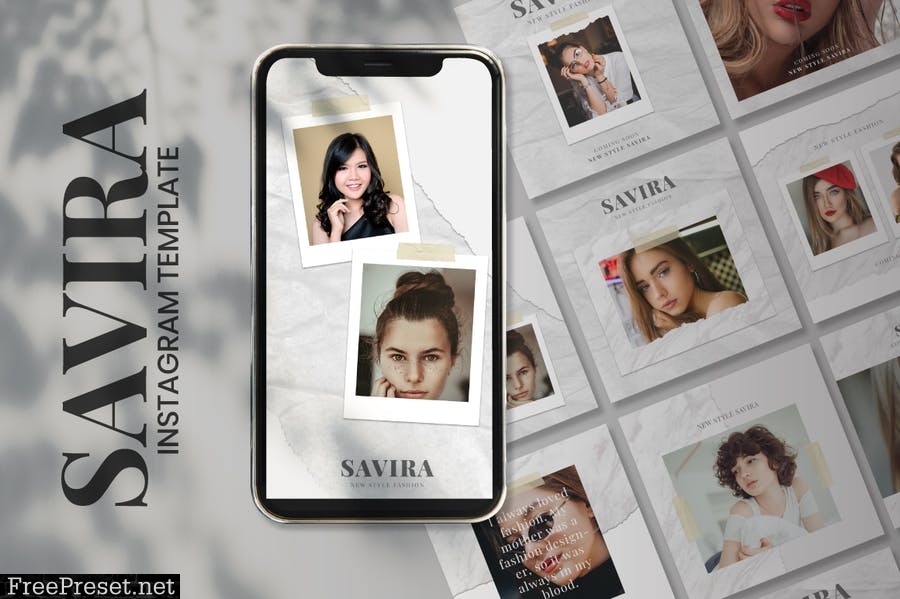 Savira Instagram Template 7RZPXXG