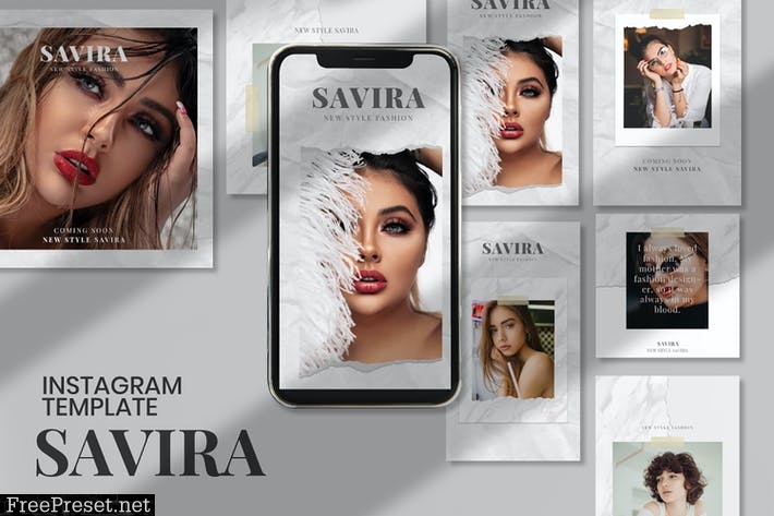 Savira Instagram Template 7RZPXXG