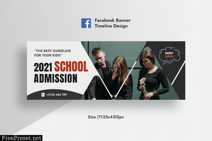 Schoole Admission & Education Facebook AD Banner GYWZF6J