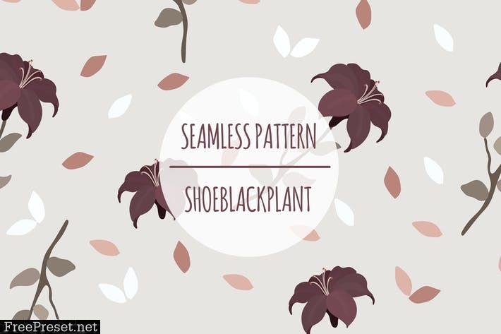 Shoeblackplant – Seamless Pattern EZ47N7E