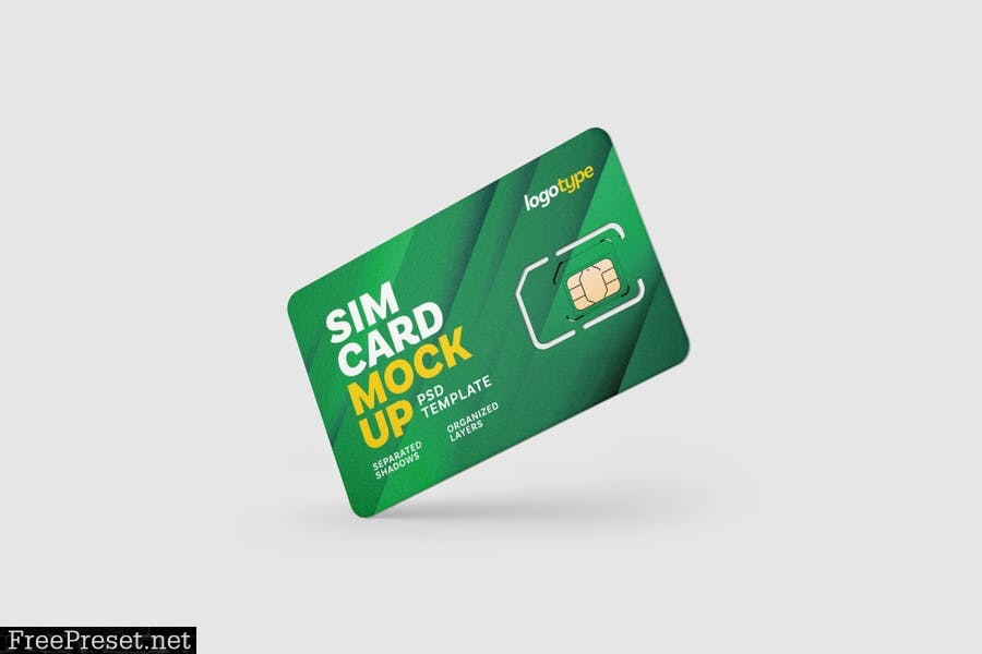 Sim Card Mockup Set DNE4GHT