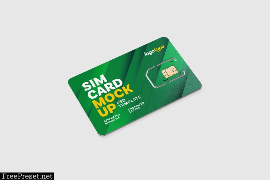 Sim Card Mockup Set DNE4GHT