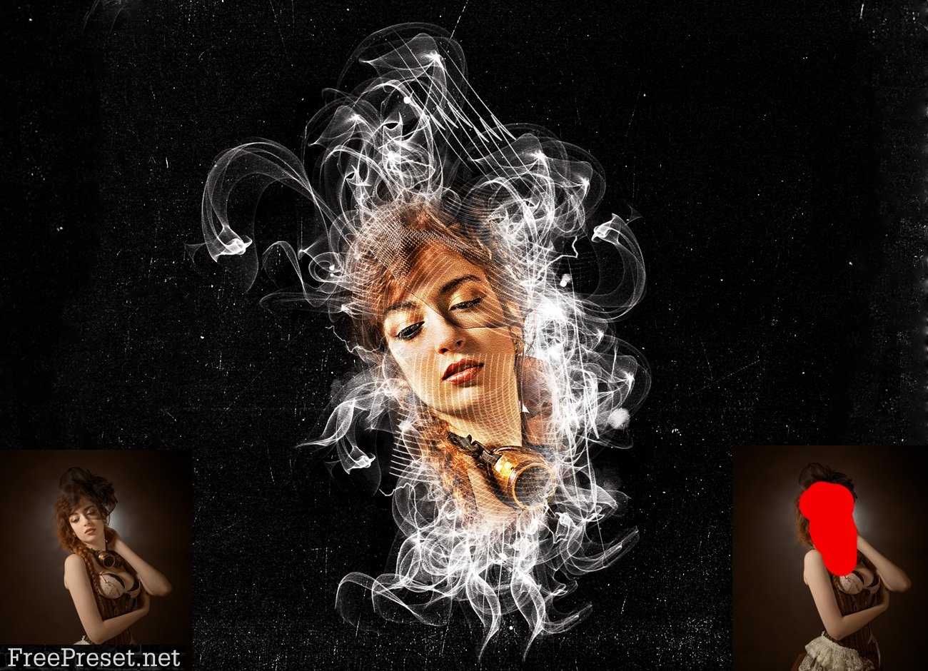 Smoke Sketch Photoshop Action 5883898