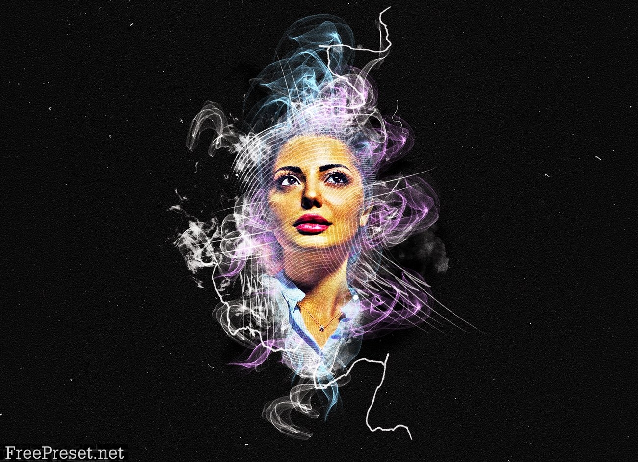 Smoke Sketch Photoshop Action 5883898