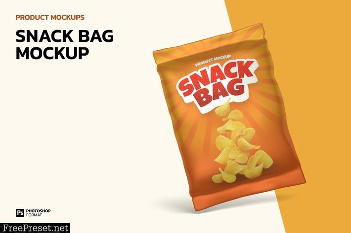 Download Snack Bag Mockup