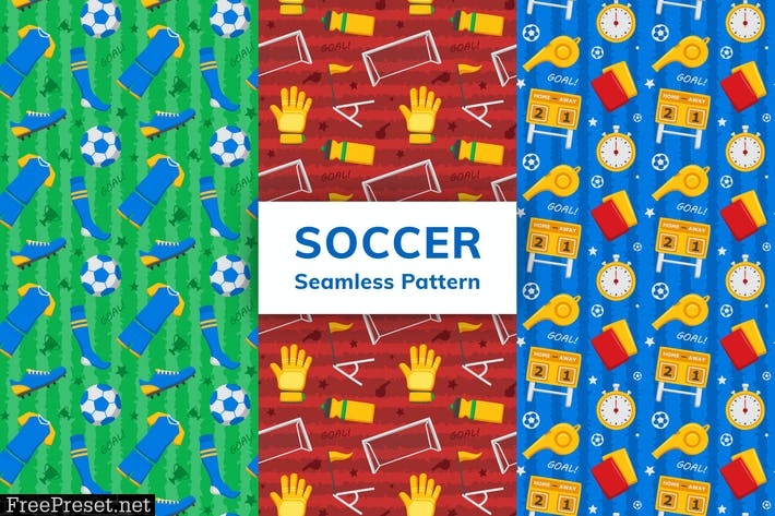 Soccer Seamless Pattern 2YB288F