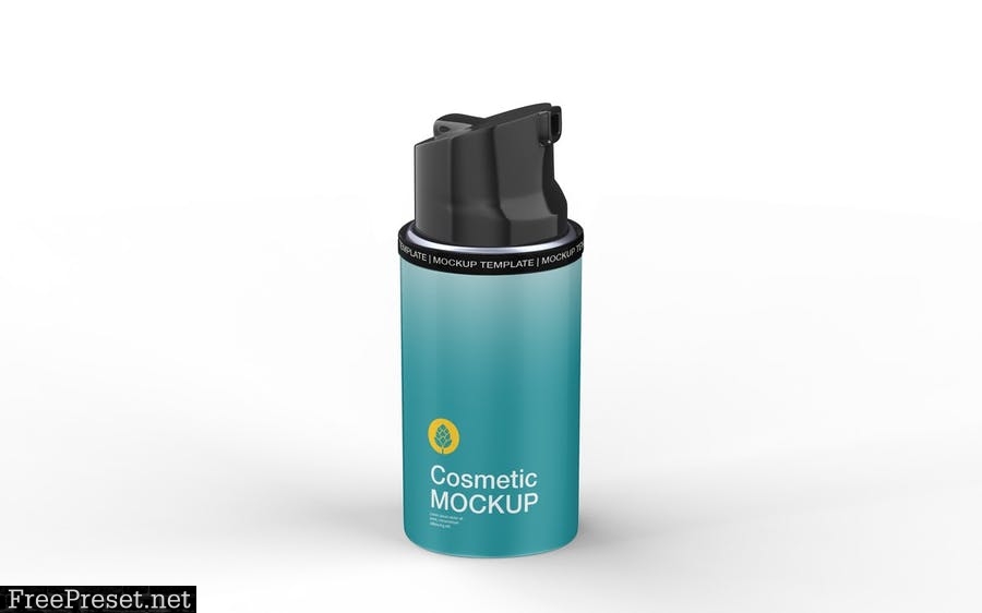 Spray Bottle Mockup FBS6JZD