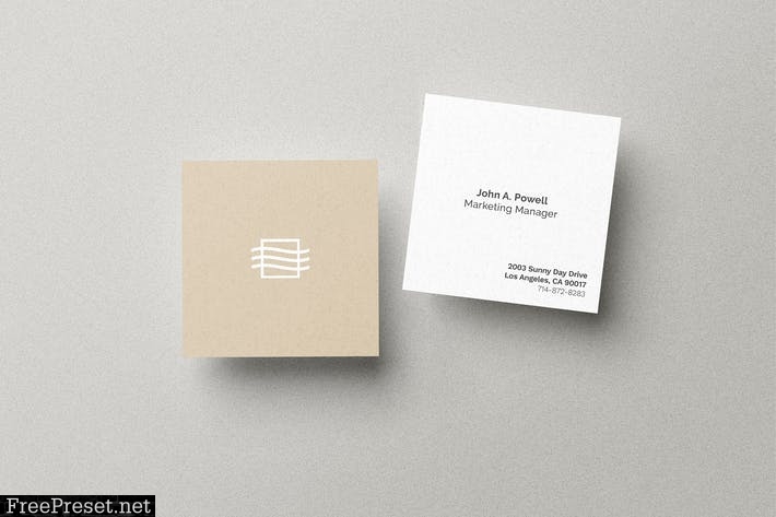 Square Card Mockup FVNUU3Q