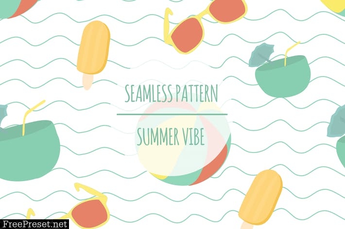 Summer Vibe – Seamless Pattern H5VK4FD