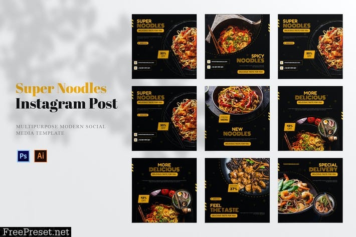 Super Noodles Social Media Post TJMLUP4