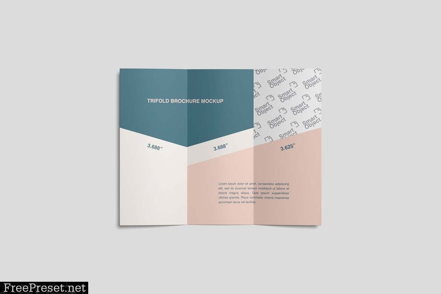 Trifold Brochure Mockups Q222BZ2