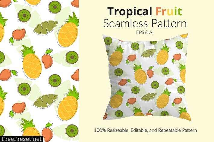 Tropical Fruit Pattern T5U8GBN