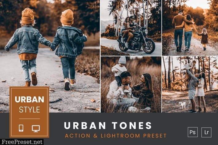 Urban Tones Action & Lightroom Preset