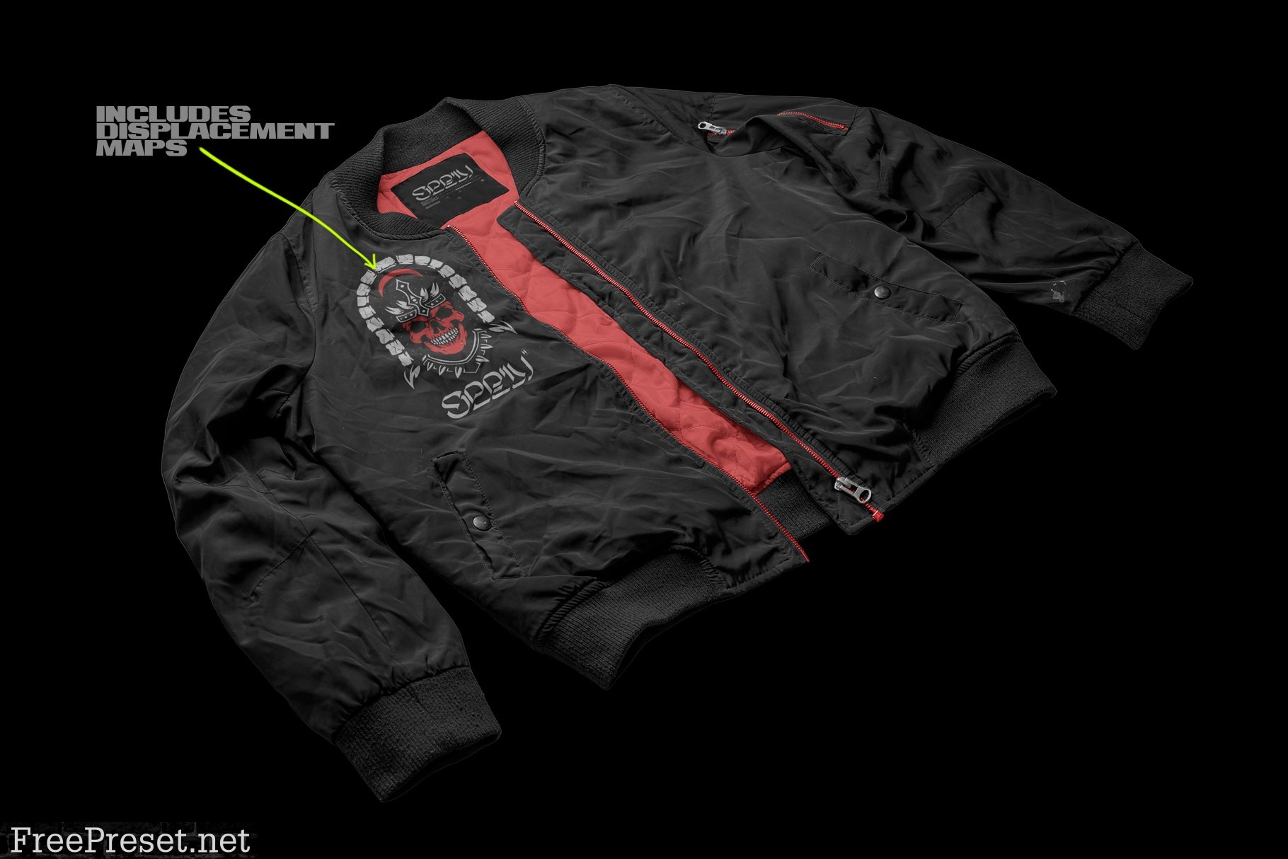 Vintage Bomber Jacket Mockup 5917217