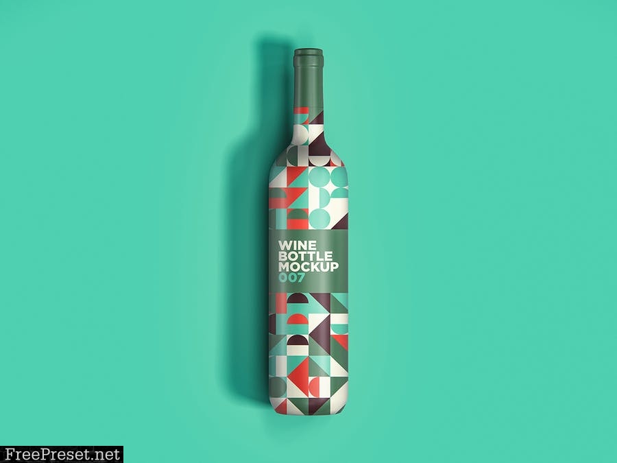 Wine Bottle Mockup 007 VN957VH