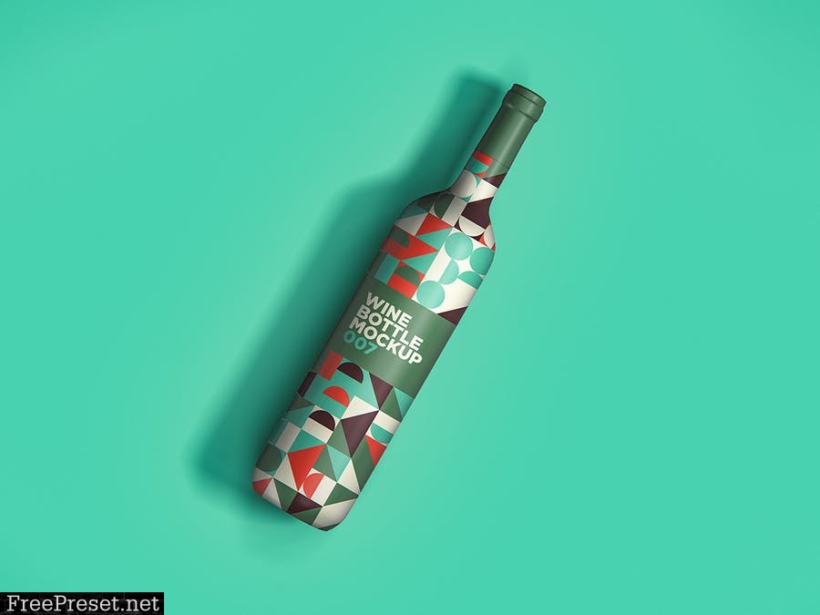 Wine Bottle Mockup 007 VN957VH