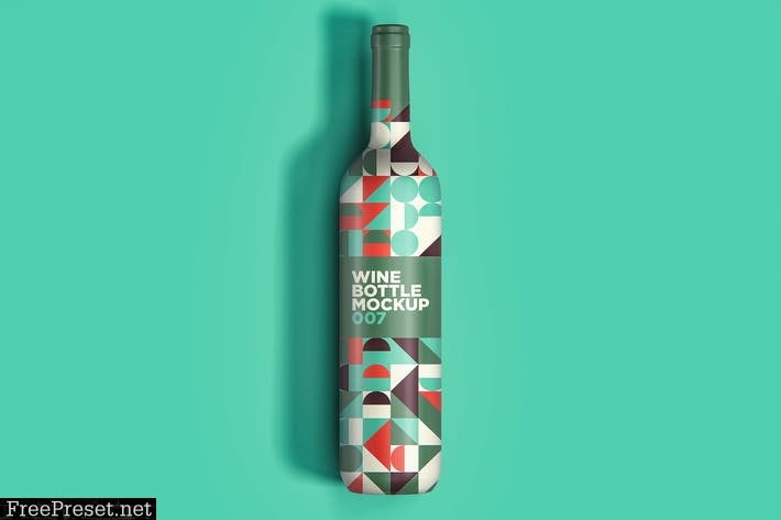 Wine Bottle Mockup 007 VN957VH