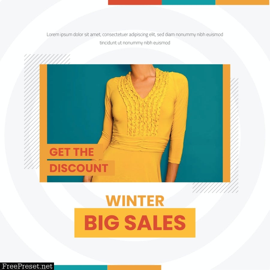 Winter Flash Sale Social Media Post F3V7NXQ