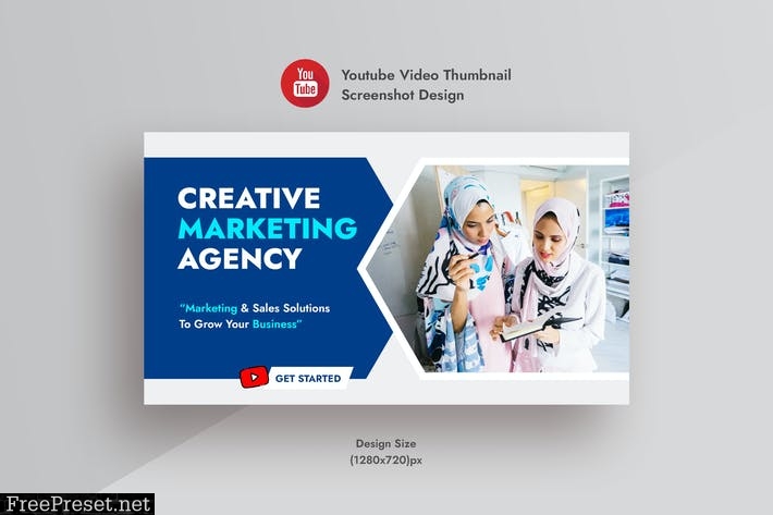 YouTube Video Thumbnail & AD For Creative Agency XEBDJ42