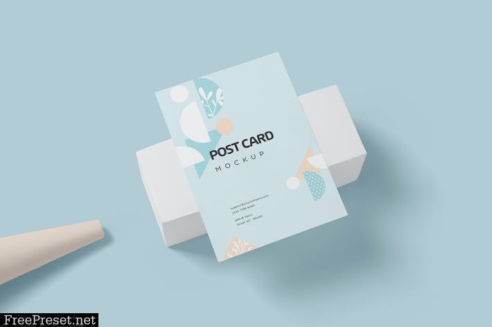 5x7 Vertical Post Card Mockups CLXHZR5