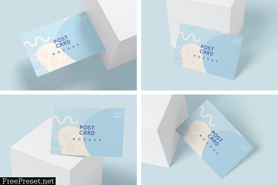 6x4 Horizontal Post Card Mockups FGJ2A92