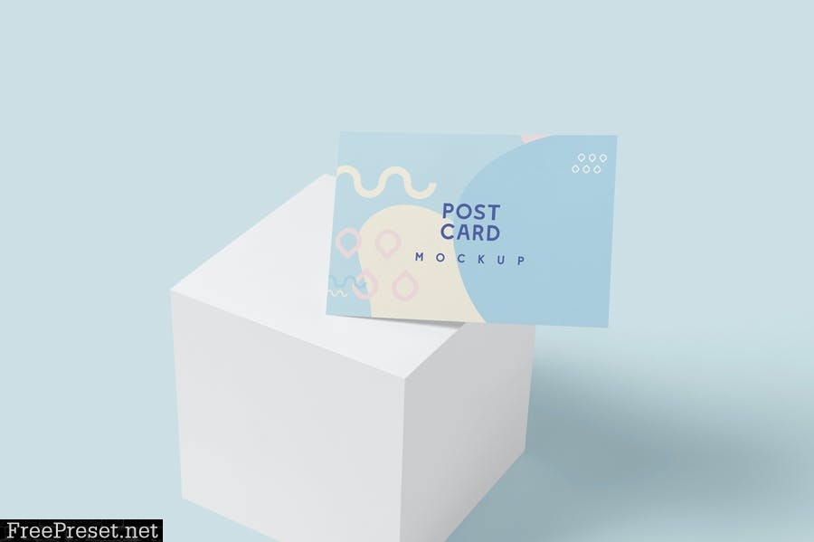 6x4 Horizontal Post Card Mockups FGJ2A92