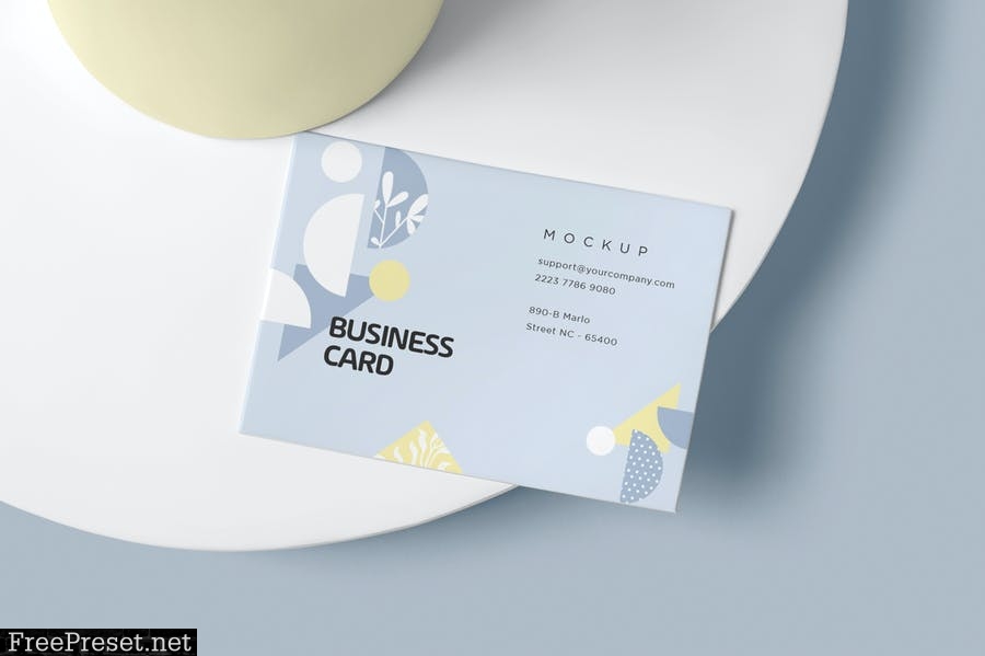 A8 Size Business Card Mockups QJT59SS