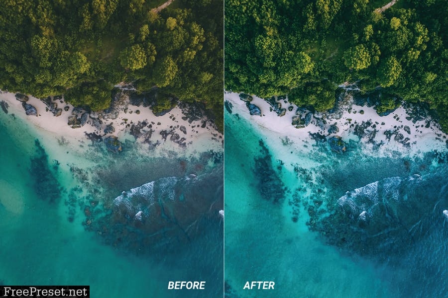 Aerial Mobile and Desktop Lightroom Presets