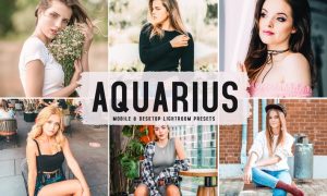 Aquarius Mobile & Desktop Lightroom Presets