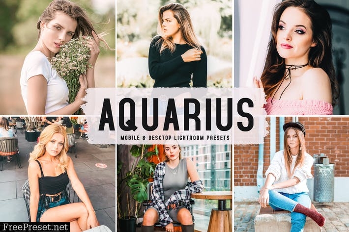 Aquarius Mobile & Desktop Lightroom Presets