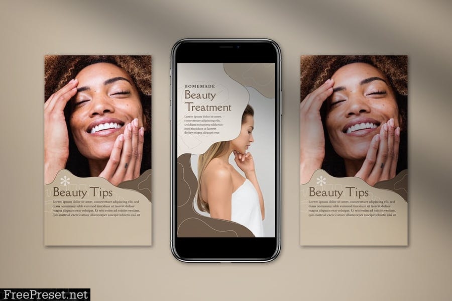 Beauty Treatment Instagram Pack 5D2GBBG