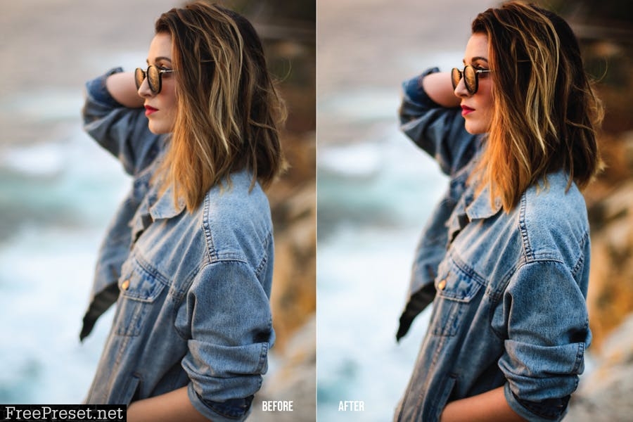 Blonde Mobile and Desktop Lightroom Presets