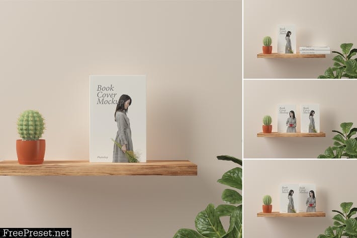 Book Cover Mockups 4KYV2VR