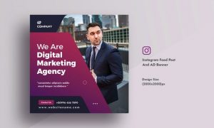 Business & Digital Agency Instagram Feed Post EVETRRC