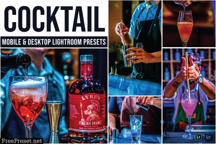 Cocktail Mobile and Desktop Lightroom Presets