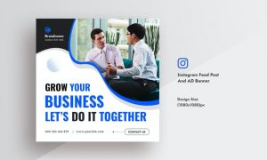 Corporate & Business Instagram Feed Post AD Banner RWTRD6Q