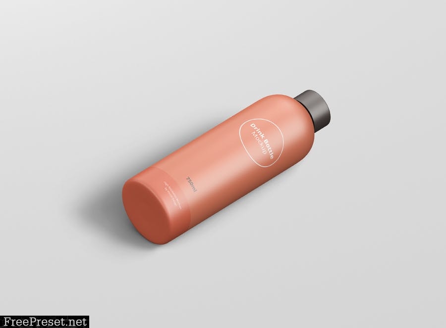 Drink Bottle Mockup 69FPZ75