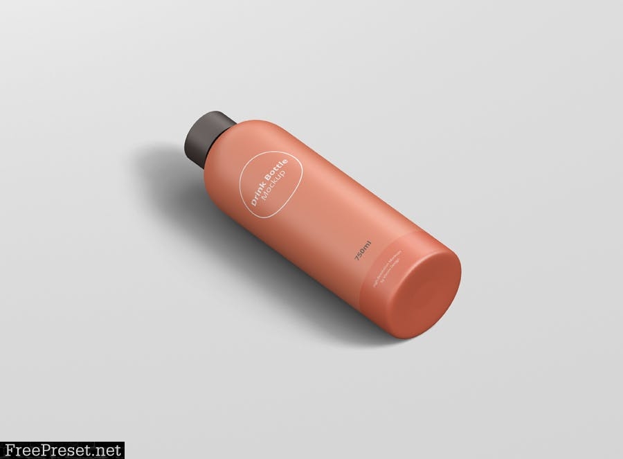 Drink Bottle Mockup 69FPZ75