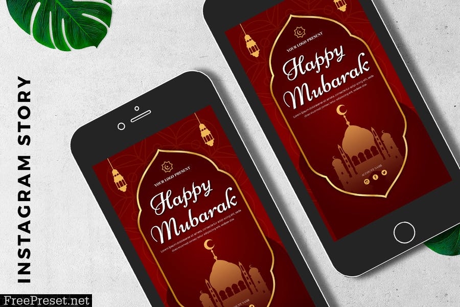 EID Mubarak Digital Greeting Card